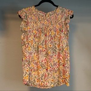 Old Navy Women’s Size XL Floral No-Sleeve Blouse